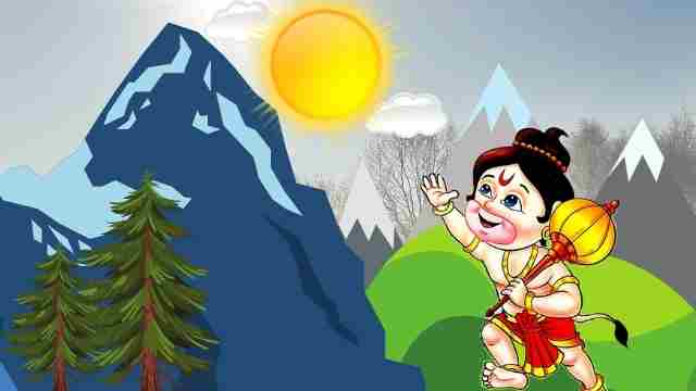 Hanuman Eating Sun Story in Hindi