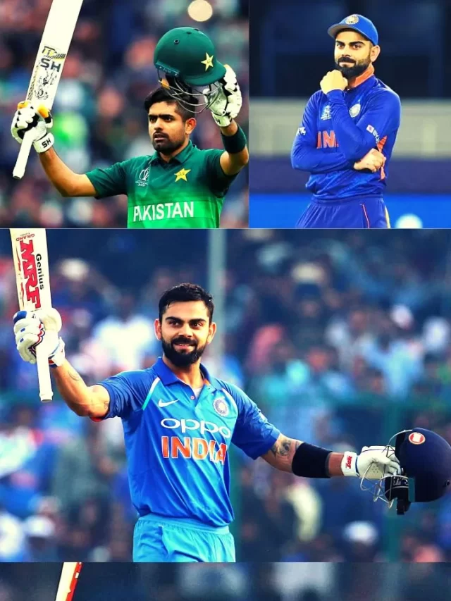 kohli vs babar azam records