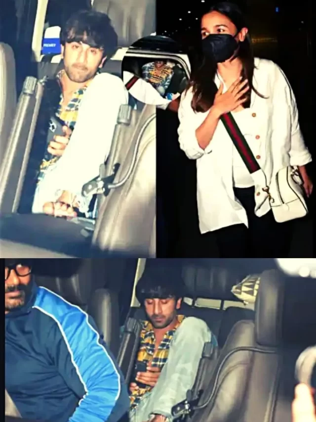 Ranbir Spotted at Airport Pickup Alia