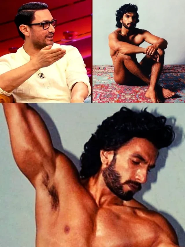 amir khan on Ranvir Singh nude photoshoot