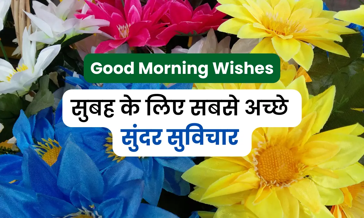 100+ New Good Morning Wishes In Hindi | लेटेस्ट गुड ...